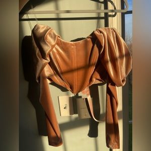 House of CB Velvet Corset